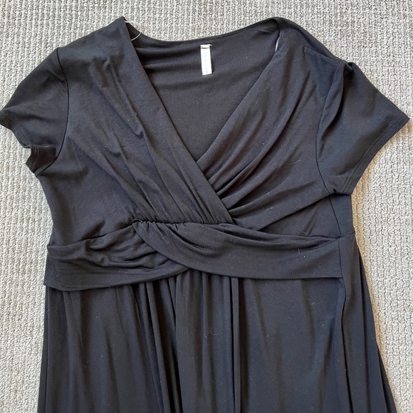 Pink blush maternity maxi dress - Picture 1 of 2